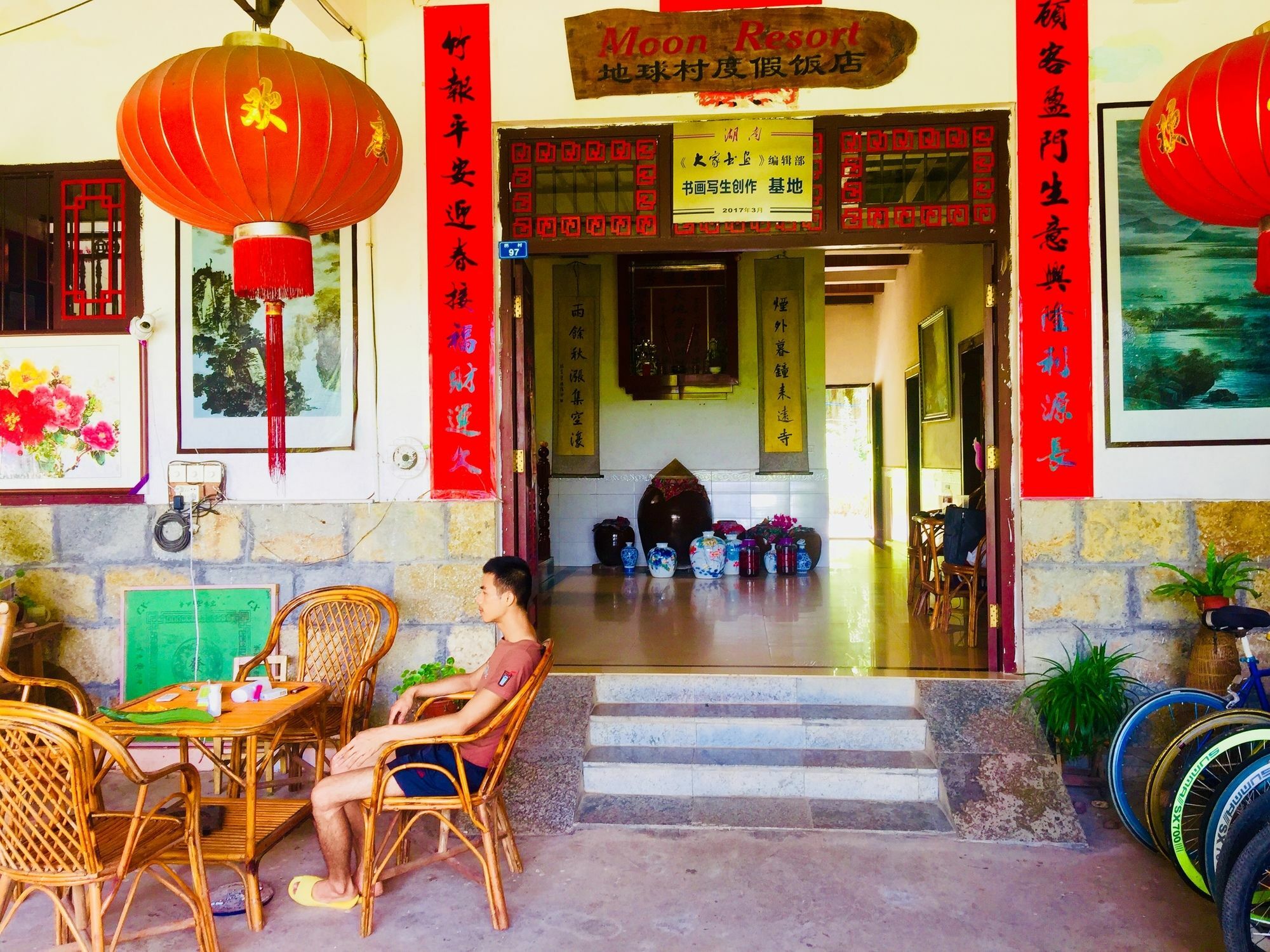 Yangshuo Moon Resort Hotel Bagian luar foto